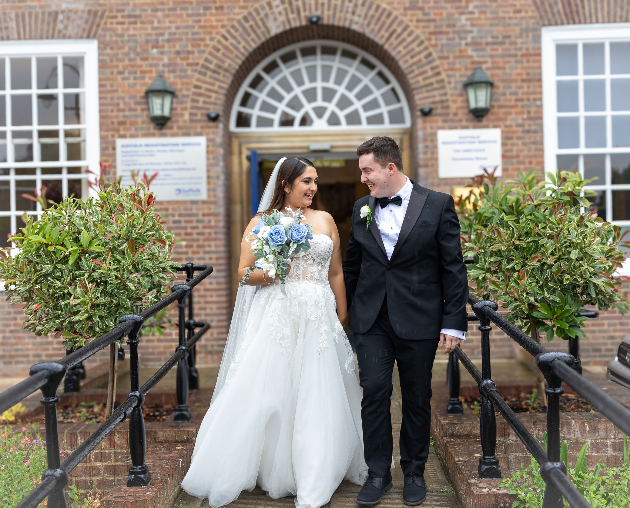 just married at Bury St Edmunds registry