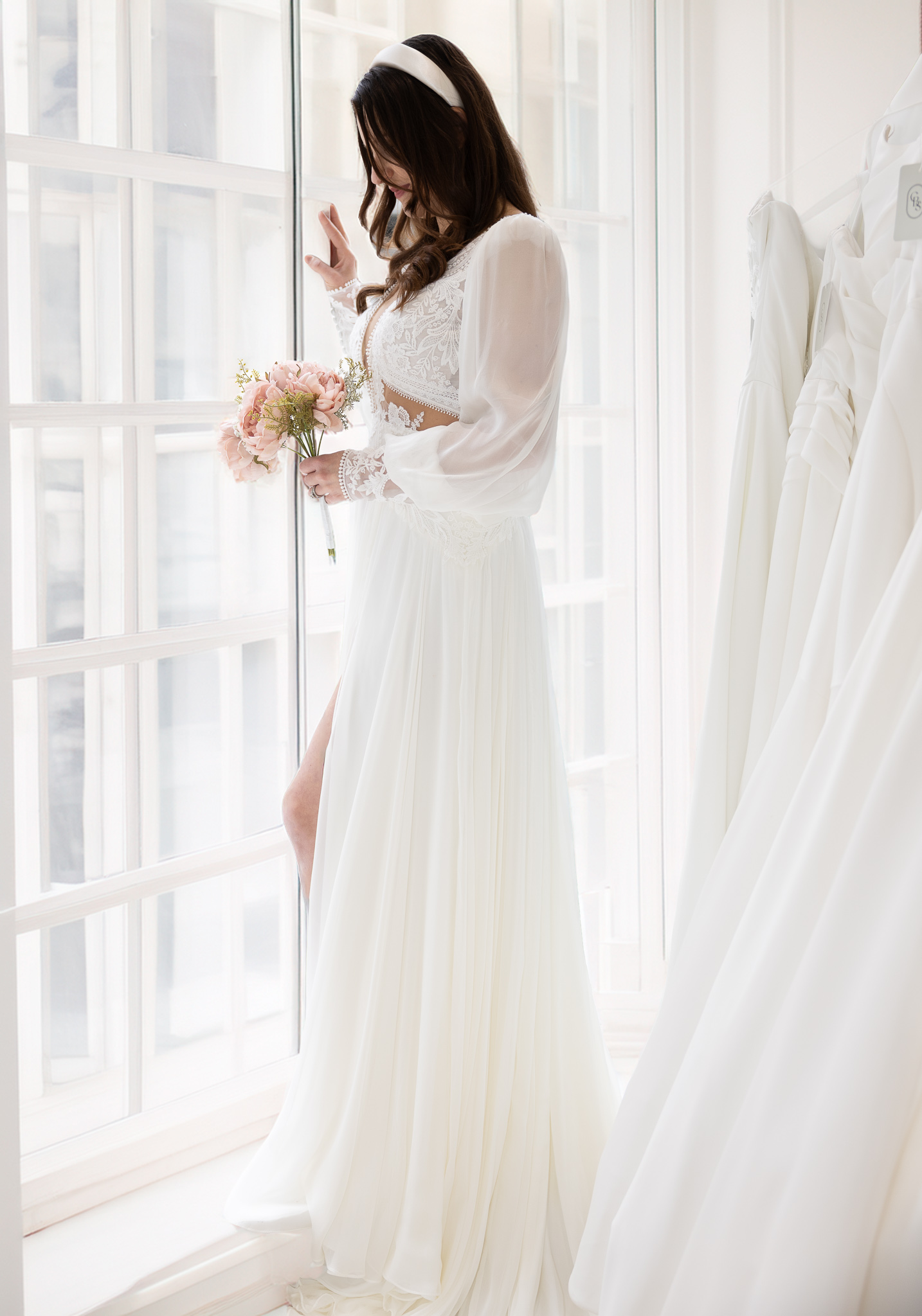 beautiful bride in suffolk - show casing Clare bridal boutique